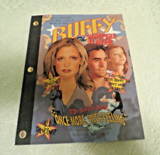 2002 Buffy The Vampire Slayer The Script Book Once More With Feeling w/insert picture