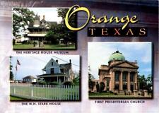 Orange, TX Texas  FIRST PRESBYTERIAN CHURCH~STARK HOUSE~MUSEUM  4X6 Postcard picture