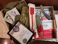 RARE FIND LOT OF 1950's+ BSA BOY SCOUTS OF AMERICA GEAR BOOKS EAGLE SCOUT NAMED picture