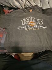 Harley Davidson Vintage Tee Shirt 1903 It All Started Milwaukee Wisconsin XL picture