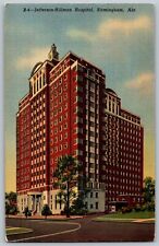 Birmingham, Alabama AL - Jefferson Hillman Hospital - Vintage Postcard - Posted picture