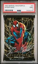 1992 Marvel Masterpieces #87 Spider-Man PSA 9 MINT picture