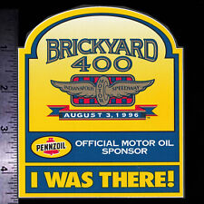BRICKYARD 400 Indianapolis Motor Speedway - Orig. Vintage Racing Decal/Sticker A picture