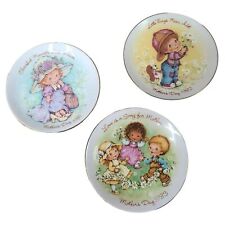 Vintage 80s Avon Mothers Day 5 inch Mini Collector Plates 1981, 1982, 1983 picture