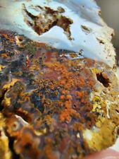 Powell Butte Plume Agate - Ultra RARE Central Oregon Old Stock, Cut Rough. (80g) picture