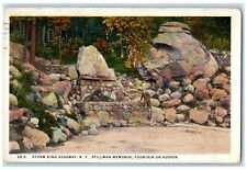 1925 Stillman Memorial Fountain Hudson Storm King Highway New York NY Postcard picture