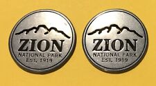 Zion National Park Cutout Ridgeline Letters Token picture