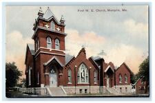 c1910 First M.E. Church, Memphis Missouri MO Unposted Antique Postcard picture