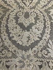 Vintage FRENCH ALENCON Lace RUNNER Florals picture