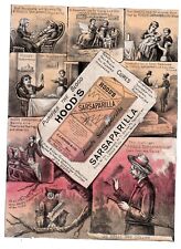 Hoods Sarsaparilla  Lowell MA Montage of Uses What is Scrofula ? Vict c1880s picture