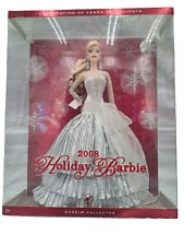 2008  Holiday Barbie Doll (Blonde) 