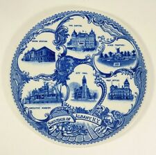 ALBANY NEW YORK Antique Souvenir Plate CAPITOL UNION STATION EXECUTIVE MANSION picture