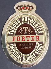 Denmark, nice old Tuborg Beer label VII picture
