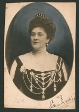 Antique Signed Portrait Opera Singer Lillian Nordica ~ A. Dupont picture