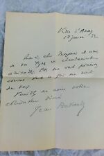 Jean Rostand Letter Signed Autograph picture