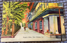 Vintage Postcard - Pirate's Alley / Old Orleans Alley in New Orleans, Louisiana picture