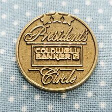 Vtg Coldwell Banker Presidents Circle 1/10 10K Gold Filled Lapel Tac Pin picture