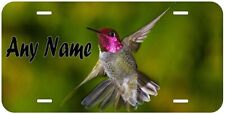 Hummingbird Any Name Personalized Novelty Car License Plate picture