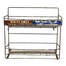 Vintage White Owl Cigars Robt. Burns Cigarillos Rack Store Advertising Display picture