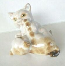 Ceramic Kitty Cats Figurine  Felines at Play  Vintage  Numbered 276 picture