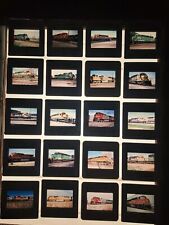LOT OF TRAIN SLIDES 600 ENGINES & 200 TRAIN CARS  picture