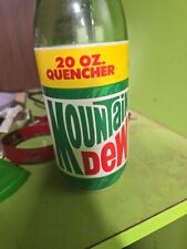 Rare Vintage 20oz Quencher Mountain Dew glasss Bottle picture