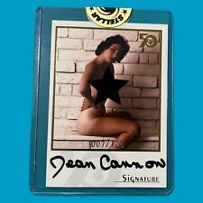 2005 Playboy's 50th Anniversary Jean Cannon Autographed Card #7/125 picture