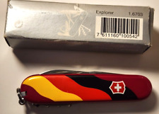 VICTORINOX RED EXPLORER UNUSED POCKET KNIFE SWISS MADE picture
