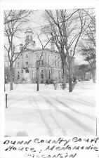J4/ Menomonie Wisconsin RPPC Postcard c1950s Dunn County Court House 130 picture