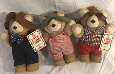 Vintage 1986 Furskins Bears Wendy’s Toy Stuffed Plush Teddy 8