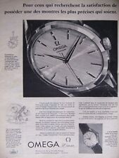 1956 OMEGA TROUBADOUR 30mm CALIBER PRESS ADVERTISEMENT WATCH picture
