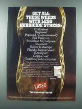 1985 Monsanto Lasso Ad - Less Herbicide Stress picture