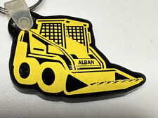 Vintage Baltimore Maryland Alban Cat Caterpillar Construction Equipment Keychain picture