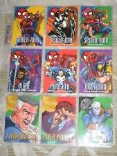 1996 MARVEL VISION BASE 100 CARD SET VENOM SPIDER-MAN WITH ALL 4 MINI-MAGS picture