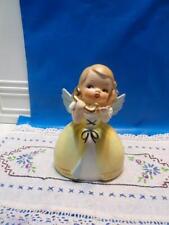 Vintage ANGEL IN YELLOW DRESS figurine- gold telephone  #2302 picture