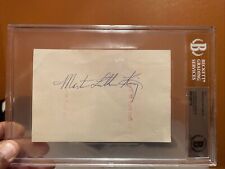Beautifully & Boldly Signed Martin Luther King Jr. BAS Slabbed picture