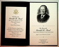 President Gerald R. Ford Capitol Lying in State Funeral Program & Card 2006-07  picture