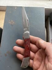 Vintage MAC TOOLS Pocketknife Jack Knife Patina Collector 7+ Inch Overall Length picture
