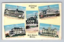 York Beach ME-Maine, General Greetings Landmarks, Vintage c1917 Postcard picture