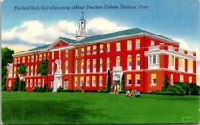 Fairfield Hall Girl's Dorm State Teachers College Danbury Connecticut Postcard picture