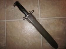 Vintage WWII US Army M1905e1 M1 Garand bayonet with scabbard by AFH dated 1943 picture