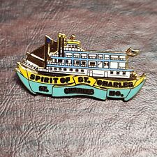 Spirit of St Charles Travel Souvenir Lapel Pin Missouri Paddlewheel Riverboat picture