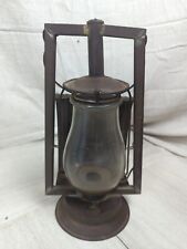 Vintage Dietz Buckeye Wagon Dash Lantern NY USA w/ ORIGINAL Clear Glass Globe picture