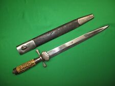 Large 19th Century German Hunting Dagger Maker Marked picture