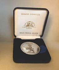 Cunard Countess Medal  / Coin Solid Nickel Silver In Original Box Tower Mint picture