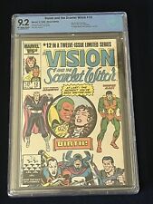 Vision and the Scarlet Witch #12 CBCS 9.2 1st Appearance of Wiccan & Speed picture