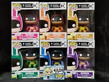 FUNKO POP Heroes RARE DC Bundle 6pc 01 Batman (Rainbow) Complete Set [VAULTED] picture