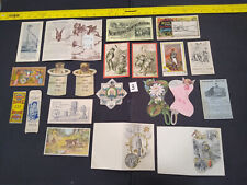 Lot of 20 19th Century Trade cards, Folders etc. picture