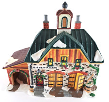 OWell Christmas Village Dickens Collectable Harness Making Shop Lighted 1998 picture