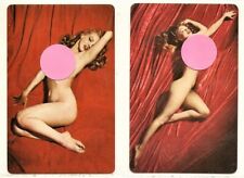 2 Vintage MARILYN MONROE Pinup Playing Cards 1949 Photos Mint Tom Kelley 1976 picture